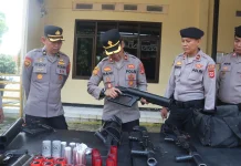 Menjelang May Day, Polres Majalengka Cek Kesiapan Gas Air Mata