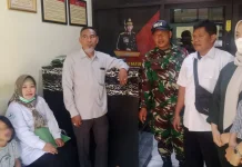 Babinsa Kelurahan Kesepuhan Dampingi Korban Penculikan