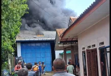Gudang Instalasi PDAM di Cirebon Terbakar, Kerugian Rp1 M