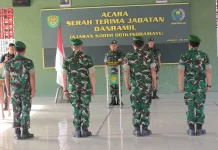 Dandim 0616/Indramayu Pimpin Sertijab Danramil dan Danki Produksi