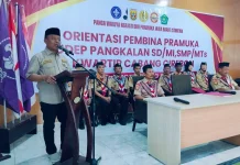 Kemenag Cirebon Dorong Penguatan Karakter Siswa lewat Orientasi Pembina Pramuka
