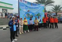 Cegah Banjir, BPBD Kuningan Edukasi Warga lewat Aksi Bersih CFD