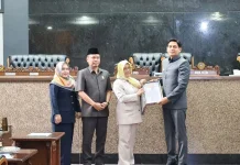 Lucky Hakim Hadiri Paripurna DPRD Bahas LKPJ 2025 Indramayu