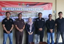 Paket Sabu Dimusnahkan, Polres Majalengka Perkuat Pemberantasan Narkoba