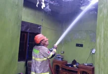 Rumah Warga di Anjatan Indramayu Hangus Terbakar