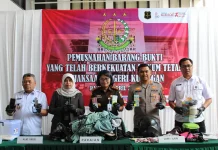 Dari Sabu hingga Uang Palsu, Kejari Kuningan Musnahkan Barang Bukti