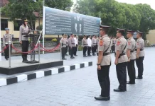 Mutasi Jabatan Polres Majalengka, Empat Posisi Strategis Diserahterimakan