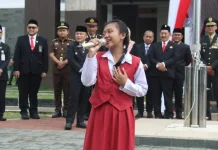 Suara Merdu Siswi SD Warnai Harkitnas Kuningan