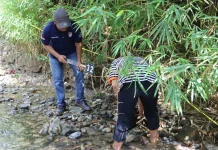 Rekonstruksi Bongkar Kronologi Pembuangan Bayi Prematur di Sungai Cikondang