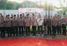 Peletakan Batu Pertama Masjid Adz Dzikra Polres Cirebon Kota