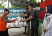 Kodim 0614/Kota Cirebon Salurkan Daging Kurban kepada Masyarakat