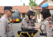Iptu Erni Suhaeni Resmi Dilantik Jadi Kasat Binmas Cirebon Kota