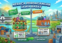 Januari-April 2026, Neraca Perdagangan Jawa Barat Surplus 8,90 Miliar Dolar AS