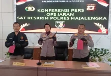 Polres Majalengka Bekuk 2 Pelaku Begal Motor