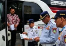 Dishub Indramayu Gelar Ramp Check Bus Demi Jamin Keselamatan