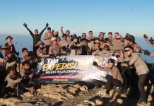 Polres Majalengka Gelar Ekspedisi Bhayangkara di Puncak Gunung Ciremai