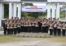 Refleksi HUT Bhayangkara ke-80, Polres Majalengka Ziarah ke TMP Sawala