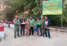 PembangunanJembatan Perintis Garuda Rampung, Warga  Kroya  Gelar Syukuran