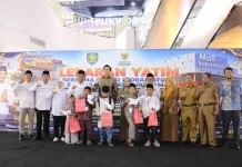 Lebaran Yatim Jadi Momentum Berbagi Kebahagiaan bagi 100 Anak Yatim di Indramayu