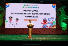 Porsenitas XIII Sukses, Ketua Satker Kunci Bersama Apresiasi Kota Cirebon