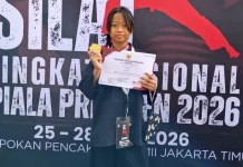 Atlet Cilik Asal Indramayu Raih Juara I Pencak Silat Piala Presiden 2026