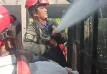 Rumah Terbakar di Kedokan Bunder Indramayu