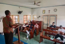 Kebaktian di Lapas Indramayu Perkuat Iman Warga Binaan