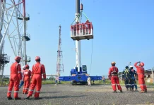 Simulasi Penyelamatan di Ketinggian Menara Kilang Sukses Digelar