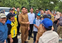 Lucky Hakim Pastikan Pasokan Air Sawah di Indramayu Lancar