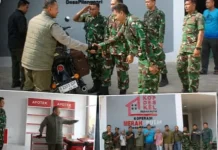 Danrem 063/SGJ Tinjau KDKMP Pilangsari Kabupaten Indramayu