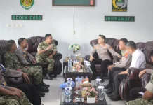 Kapolres Indramayu Kunjungi Kodim, Perkuat Sinergitas TNI-Polri