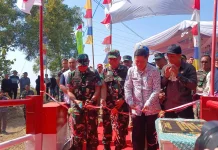 Danrem 063/SGJ Resmikan Jembatan Cilalanang Kroya Indramayu