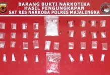 Apes, Siap Edarkan Narkoba, Pengedar Sabu Ditangkap Polisi Majalengka