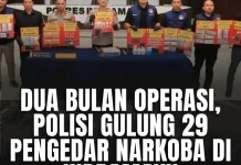2 Bulan Operasi, Polisi Gulung 29 Bandar Narkoba di Indramayu