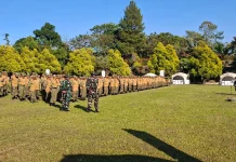 Retret Kades Kuningan Dibekali Wawasan Bela Negara, Kodim Tekankan Desa Fondasi NK