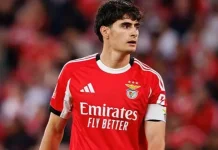 Bournemouth Sepakati Biaya 26 Juta Poundsterling untuk Bek Benfica