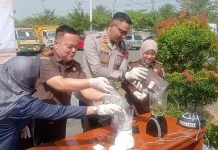 Kejari Majalengka Musnahkan Barang Bukti 40 Perkara Tindak Pidana