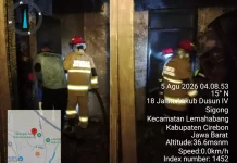 Kebakaran Hanguskan Rumah di Lemahabang Cirebon Dini Hari