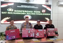 Polres Majalengka Ungkap Jaringan Narkotika, 16 Tersangka Diamankan
