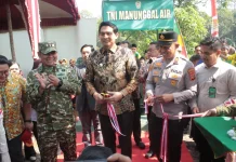 Pemkab Indramayu dan Kodim Ikuti Launching Jembatan Garuda Nasional