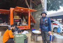 Dapur Umum BPBD Dukung Logistik 200 Personel di TPSA Ciniru