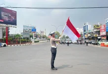 Hormati Detik Proklamasi, Lalu Lintas di Dua Simpang Cirebon Berhenti Tiga Menit