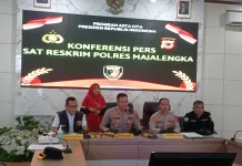 Bobol Mess Tenaga Asing, Polres Majalengka Tangkap 4 Spesialis Brankas