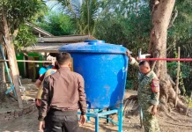 Kodim 0614 dan PDAM Kota Cirebon Didistribusikan Enam Toren ke Argasunya