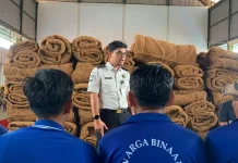 Lapas Indramayu Dorong Produk Warga Binaan Tembus Pasar Ekspor lewat Coir Shade