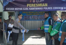 Polres Cirebon Kota Resmikan Cuci Motor & Bengkel Gratis untuk Ojol