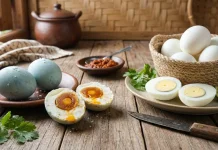 Menghitung Kandungan Gizi Telur Asin dan Telur Rebus Biasa