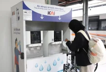 KAI Daop 3 Cirebon Sediakan Water Station Gratis di 3 Stasiun