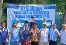 Ratusan Santri Ikuti Kejuaraan Ngojay Berprestasi Se-Jawa Barat 2026
