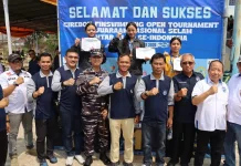 Danlanal Cirebon Apresiasi Kejuaraan Finswimming Nasional Selam di Kota Cirebon